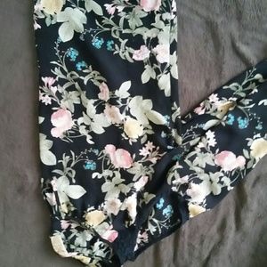 Flower print shirt Xl